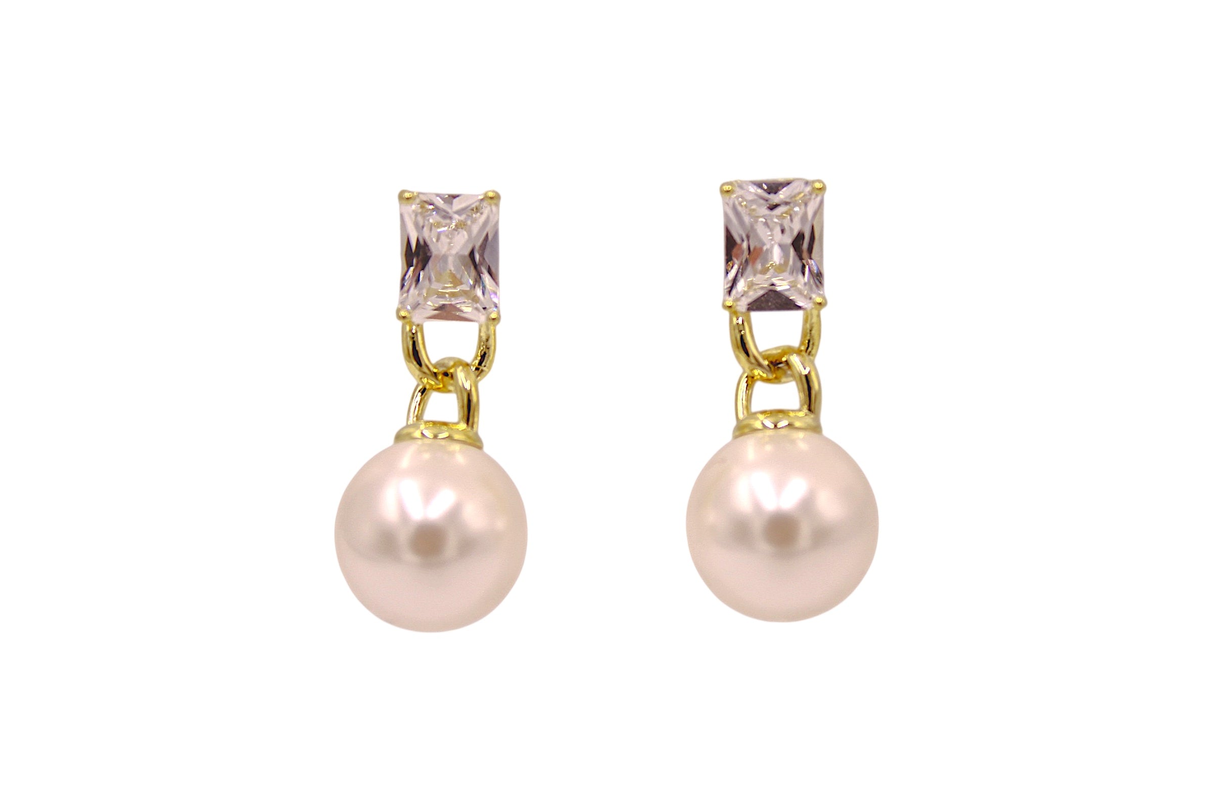 Barok İnci Swarovski Romatik Küpe